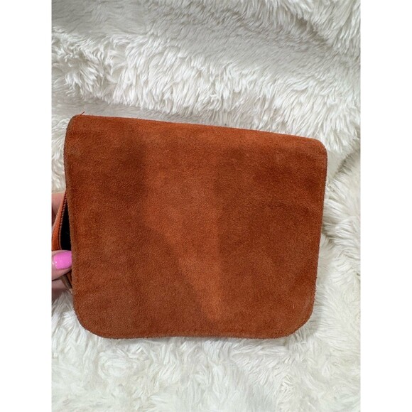 Vintage Ambassador Design Womens Brown Clutch Organizer w/ Removable Pouch - Picture 7 of 11